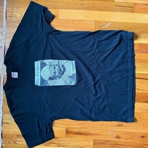 Supreme Black Short Sleeve Tee with Artistic Graphic